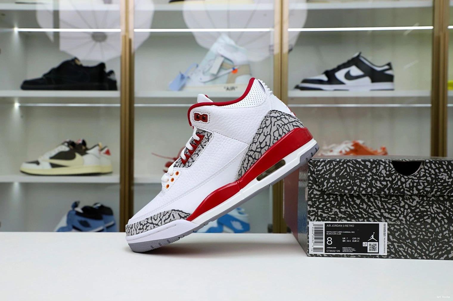 Kimikick  SmartChoice Air Retro Jordan 1941 Red(CT8532-126） 3 Cardinal 1221